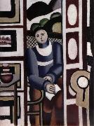 Fernand Leger Femme Assise painting